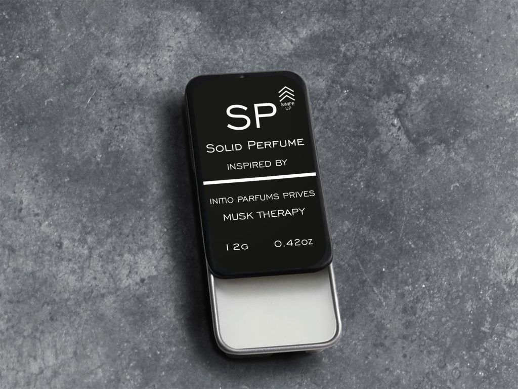 Handcrafted niche Solid Perfume for Men - INITIO - MUSK THERAPY