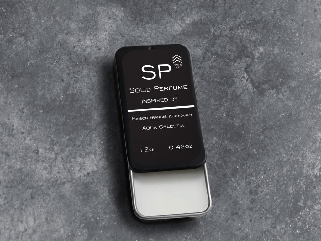Handcrafted niche Solid Perfume for Men - Maison Francis Kurkdjian - Aqua Celestia
